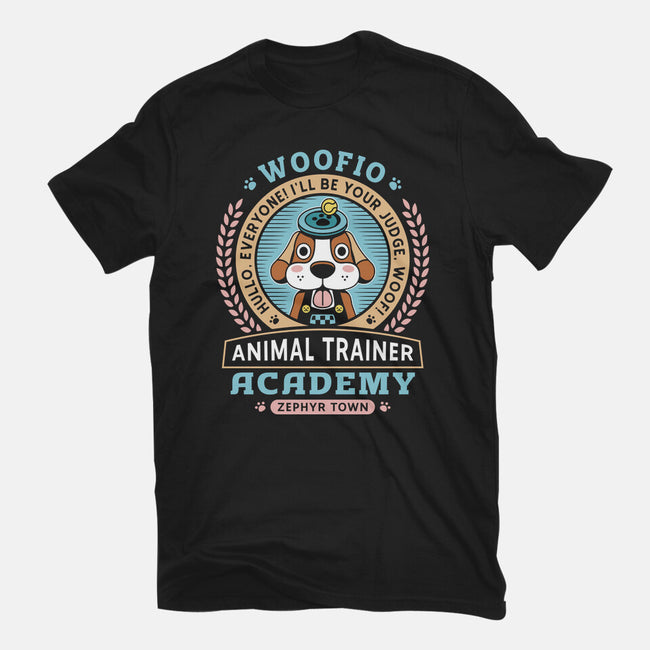 Woofio Zephyr Town Academy-Mens-Heavyweight-Tee-LAGELANTEE