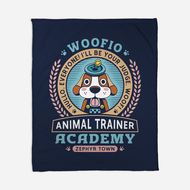 Woofio Zephyr Town Academy-None-Fleece-Blanket-LAGELANTEE