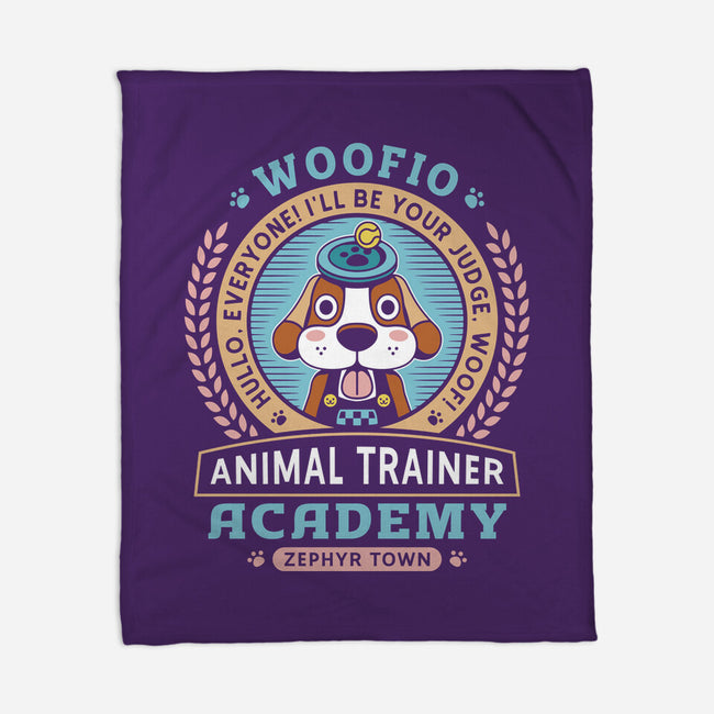 Woofio Zephyr Town Academy-None-Fleece-Blanket-LAGELANTEE