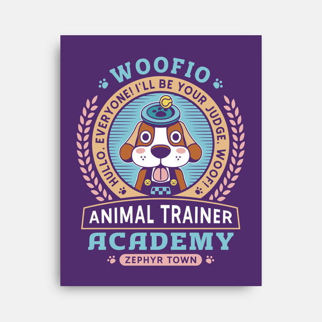 Woofio Zephyr Town Academy-None-Stretched-Canvas-LAGELANTEE