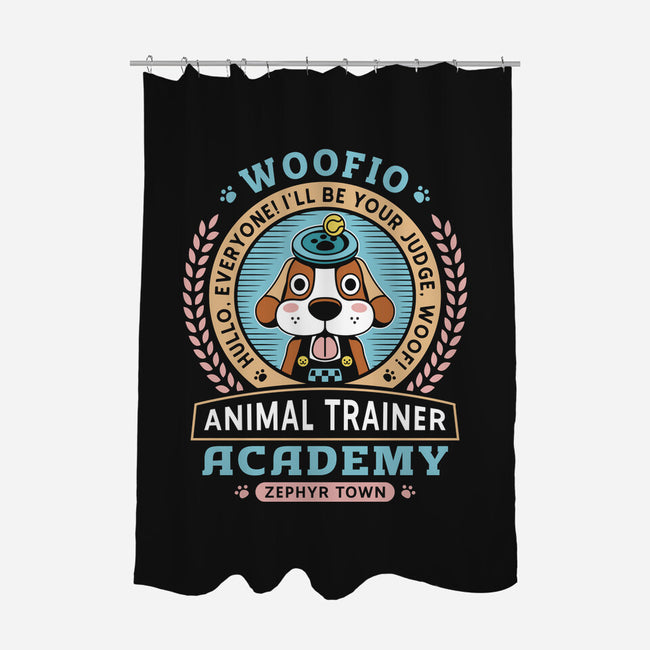 Woofio Zephyr Town Academy-None-Polyester-Shower Curtain-LAGELANTEE