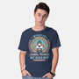 Woofio Zephyr Town Academy-Mens-Basic-Tee-LAGELANTEE
