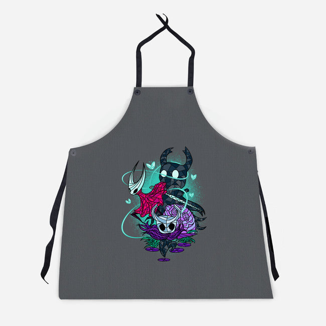 Stained Glass Bug Warriors Fantasy-Unisex-Kitchen-Apron-sachpica