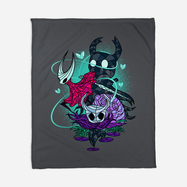 Stained Glass Bug Warriors Fantasy-None-Fleece-Blanket-sachpica