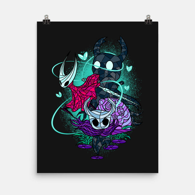 Stained Glass Bug Warriors Fantasy-None-Matte-Poster-sachpica