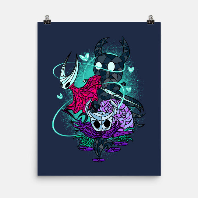 Stained Glass Bug Warriors Fantasy-None-Matte-Poster-sachpica