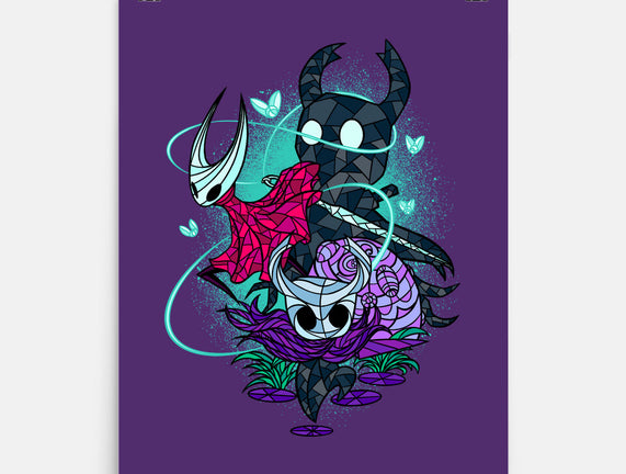 Stained Glass Bug Warriors Fantasy