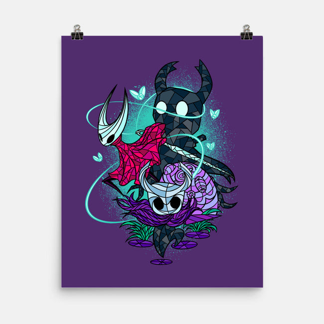 Stained Glass Bug Warriors Fantasy-None-Matte-Poster-sachpica