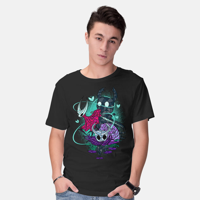 Stained Glass Bug Warriors Fantasy-Mens-Basic-Tee-sachpica