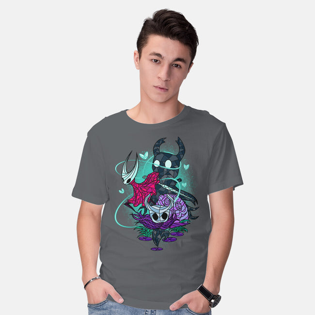 Stained Glass Bug Warriors Fantasy-Mens-Basic-Tee-sachpica