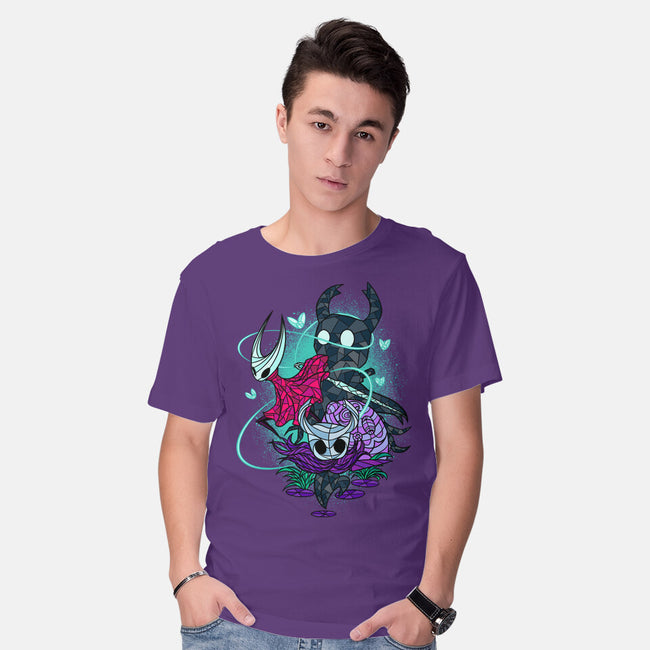 Stained Glass Bug Warriors Fantasy-Mens-Basic-Tee-sachpica