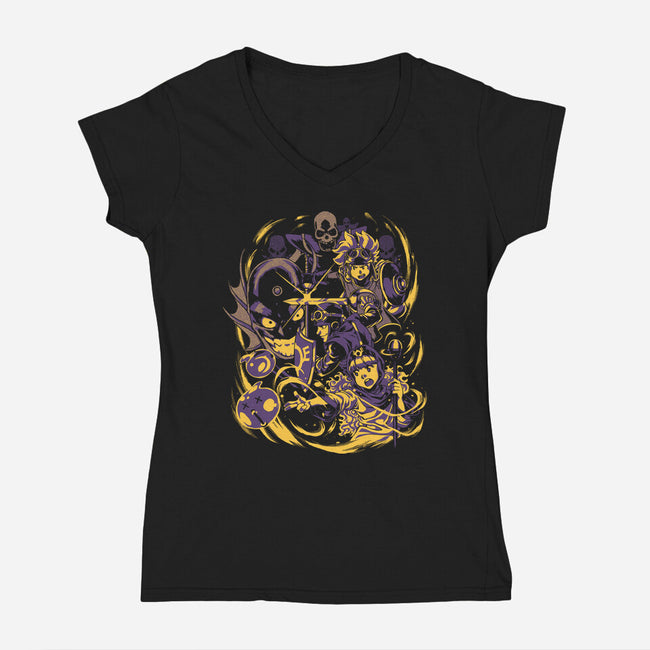 The Last Adventure-Womens-V-Neck-Tee-Estudio Horta