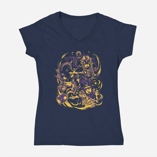 The Last Adventure-Womens-V-Neck-Tee-Estudio Horta