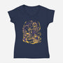 The Last Adventure-Womens-V-Neck-Tee-Estudio Horta