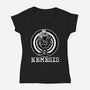 Classic Nemesis-Womens-V-Neck-Tee-nickzzarto