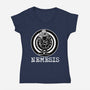 Classic Nemesis-Womens-V-Neck-Tee-nickzzarto