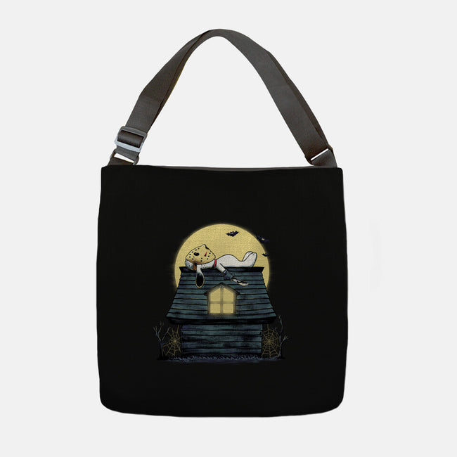 The Haunted Dog House-None-Adjustable Tote-Bag-alfbocreative