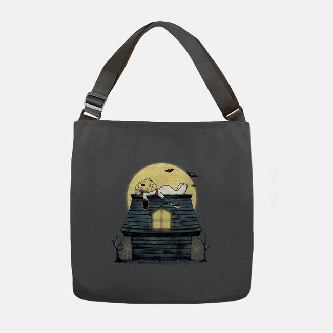 The Haunted Dog House-None-Adjustable Tote-Bag-alfbocreative