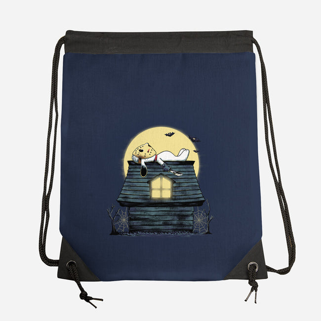 The Haunted Dog House-None-Drawstring-Bag-alfbocreative