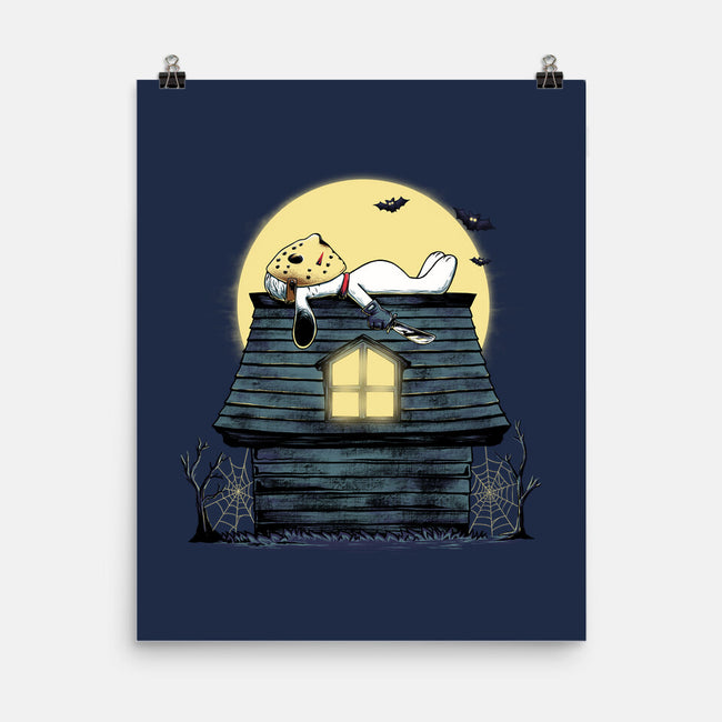 The Haunted Dog House-None-Matte-Poster-alfbocreative