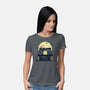 The Haunted Dog House-Womens-Basic-Tee-alfbocreative