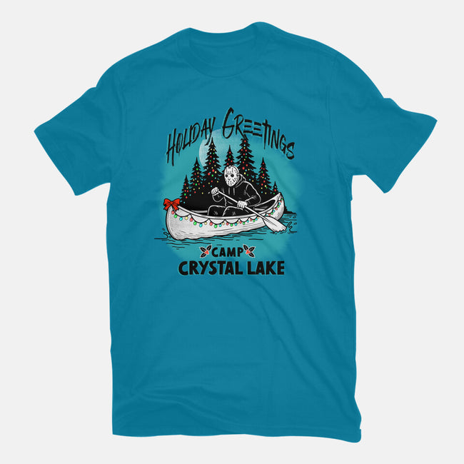 Holiday Greeting Crystal Lake-Mens-Heavyweight-Tee-palmstreet
