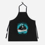 Holiday Greeting Crystal Lake-Unisex-Kitchen-Apron-palmstreet