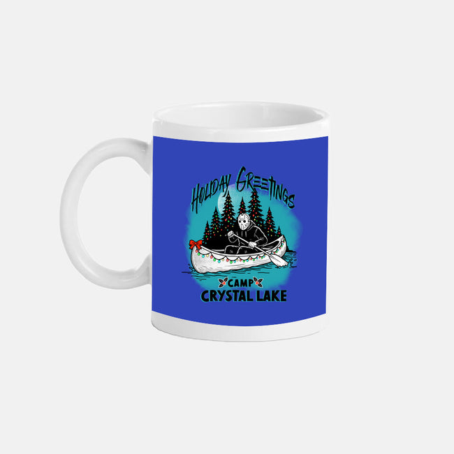 Holiday Greeting Crystal Lake-None-Mug-Drinkware-palmstreet