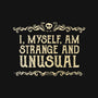 I Am Strange And Unusual-None-Basic Tote-Bag-kg07