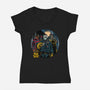 Door To Door-Womens-V-Neck-Tee-AndreusD