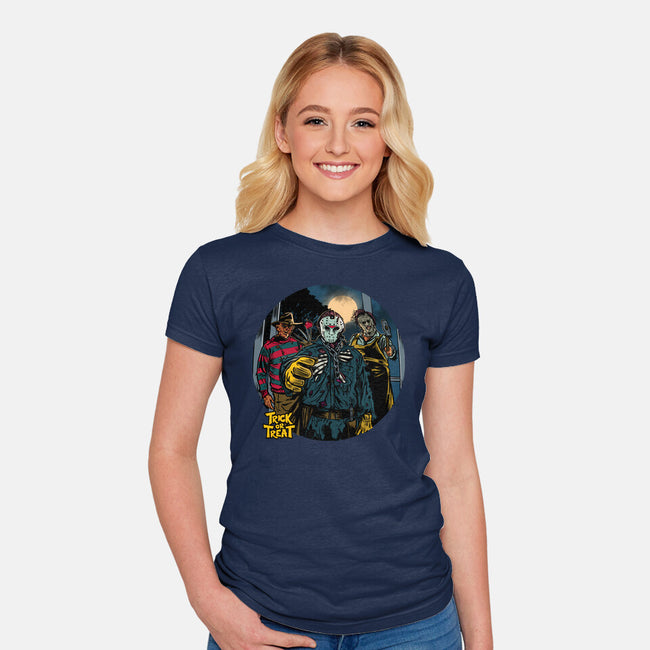 Door To Door-Womens-Fitted-Tee-AndreusD