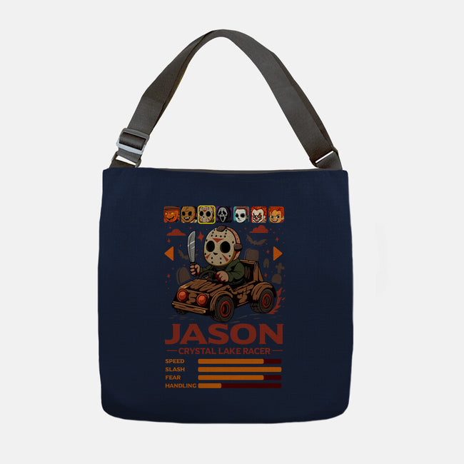 Crystal Lake Racer-None-Adjustable Tote-Bag-JamesQJO