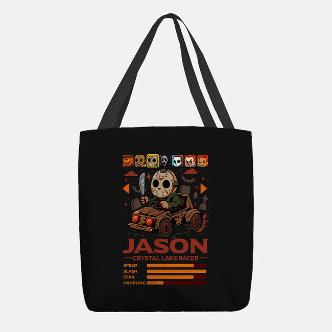 Crystal Lake Racer-None-Basic Tote-Bag-JamesQJO