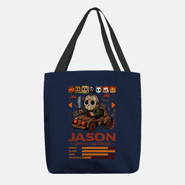 Crystal Lake Racer-None-Basic Tote-Bag-JamesQJO