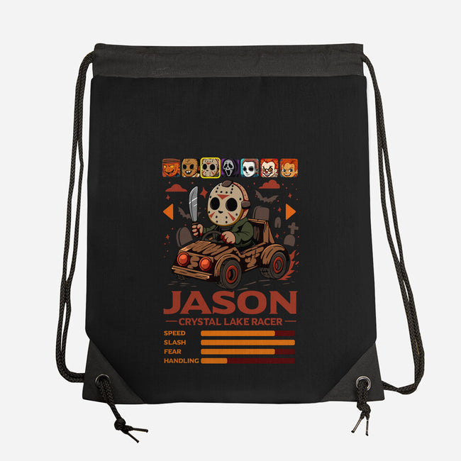 Crystal Lake Racer-None-Drawstring-Bag-JamesQJO