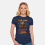 Crystal Lake Racer-Womens-Fitted-Tee-JamesQJO
