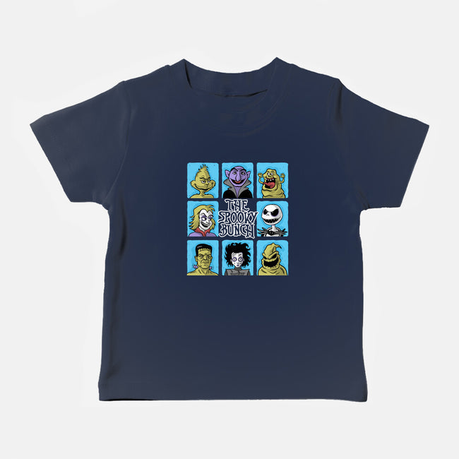 The Spooky Bunch Of Halloween-Baby-Basic-Tee-erion_designs