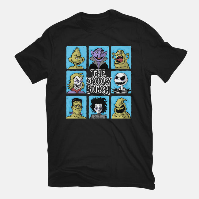 The Spooky Bunch Of Halloween-Womens-Basic-Tee-erion_designs