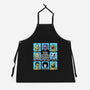 The Spooky Bunch Of Halloween-Unisex-Kitchen-Apron-erion_designs