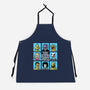 The Spooky Bunch Of Halloween-Unisex-Kitchen-Apron-erion_designs