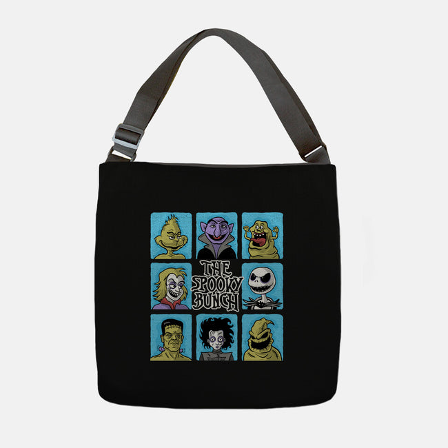 The Spooky Bunch Of Halloween-None-Adjustable Tote-Bag-erion_designs