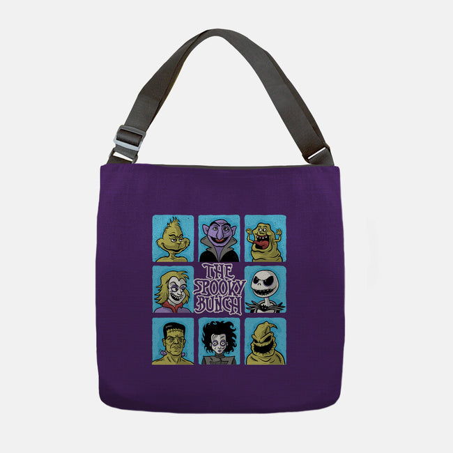 The Spooky Bunch Of Halloween-None-Adjustable Tote-Bag-erion_designs