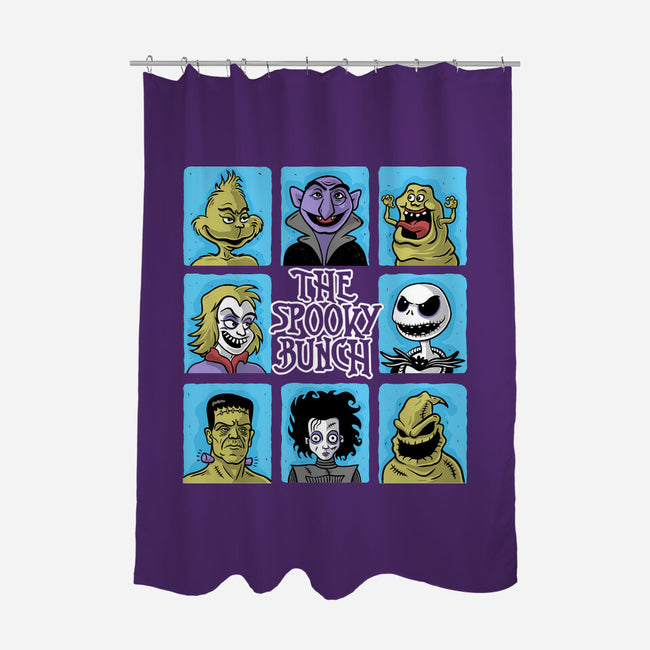 The Spooky Bunch Of Halloween-None-Polyester-Shower Curtain-erion_designs