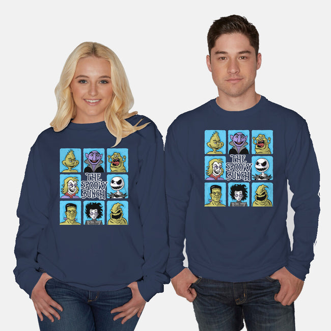 The Spooky Bunch Of Halloween-Unisex-Crew Neck-Sweatshirt-erion_designs
