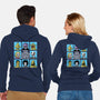 The Spooky Bunch Of Halloween-Unisex-Zip-Up-Sweatshirt-erion_designs