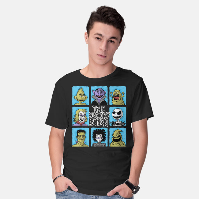The Spooky Bunch Of Halloween-Mens-Basic-Tee-erion_designs