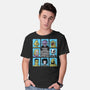 The Spooky Bunch Of Halloween-Mens-Basic-Tee-erion_designs