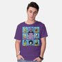 The Spooky Bunch Of Halloween-Mens-Basic-Tee-erion_designs