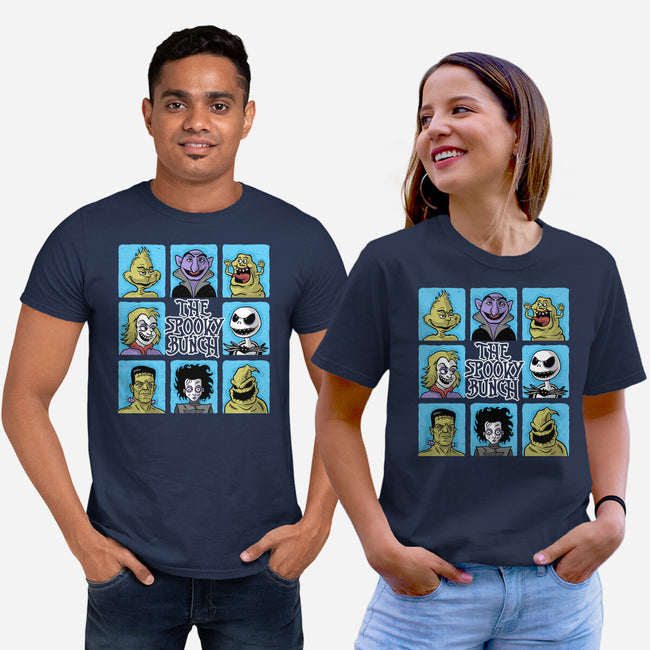 The Spooky Bunch Of Halloween-Unisex-Basic-Tee-erion_designs