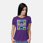 The Spooky Bunch Of Halloween-Womens-Basic-Tee-erion_designs